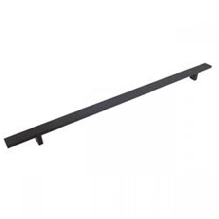 Contempo Living 20 in. Rectangular Aluminum Anodizing with Stainless Steel Matte Black Pull Handle WCLW-20BLK
